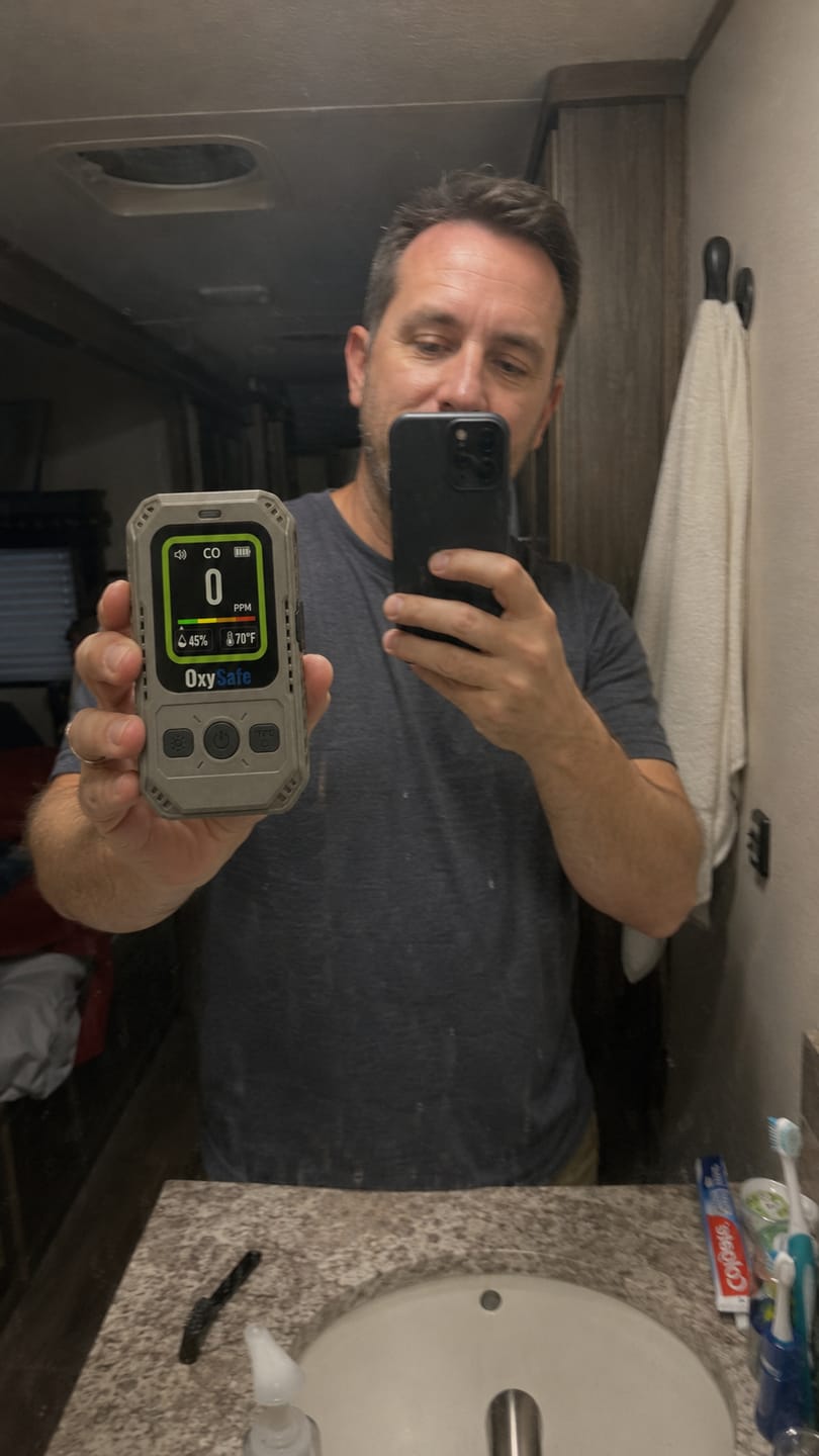 Customer photo review of OxySafe™ OffGrid RV & Motorhome CO Detector