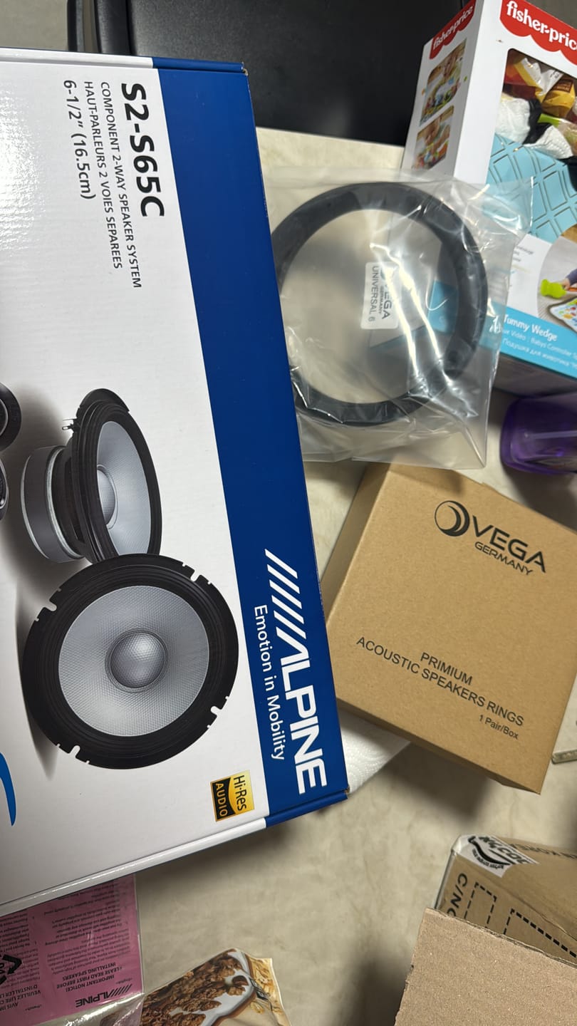 Customer photo review of זוג קומפוננט Alpine S2-S65C