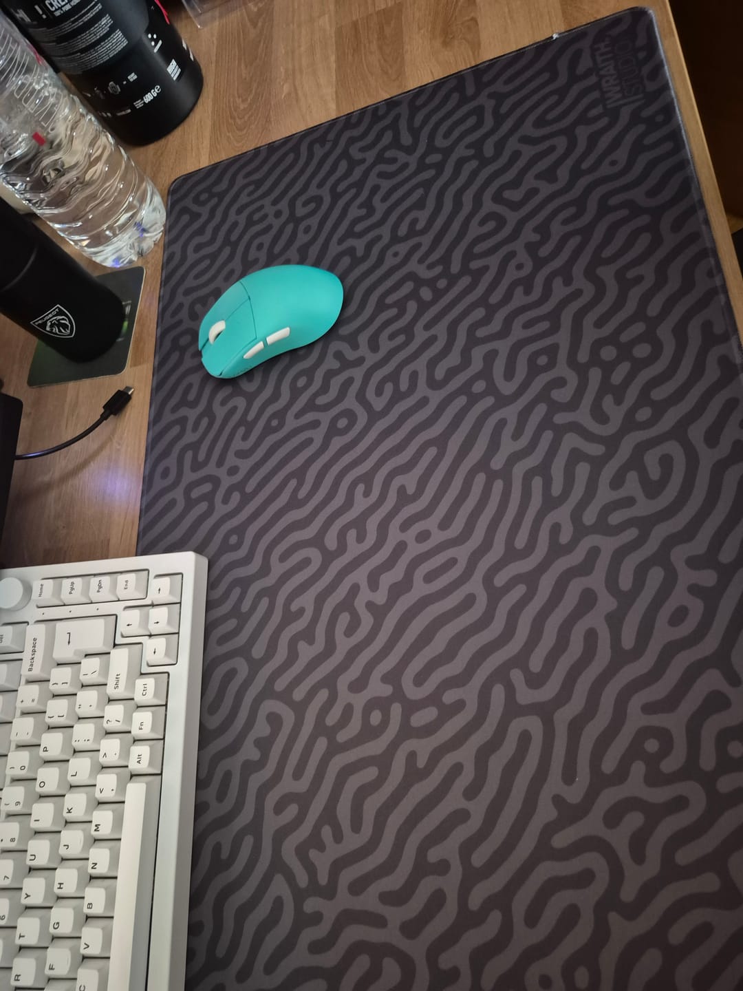 Customer photo review of Wraith Studio Jungle Maze Deskmat