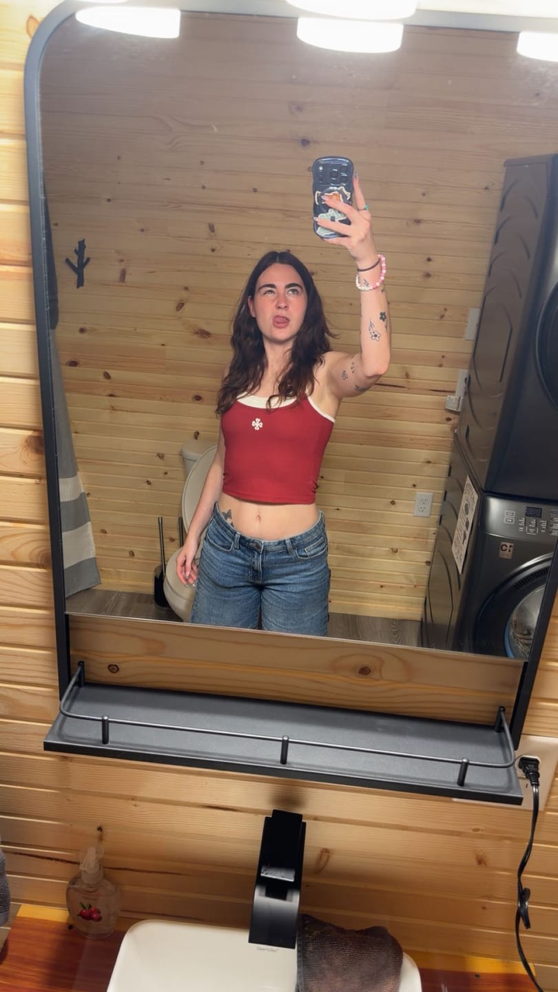 Customer photo review of Aelfric Eden Contrast Layered Padded Cami Top