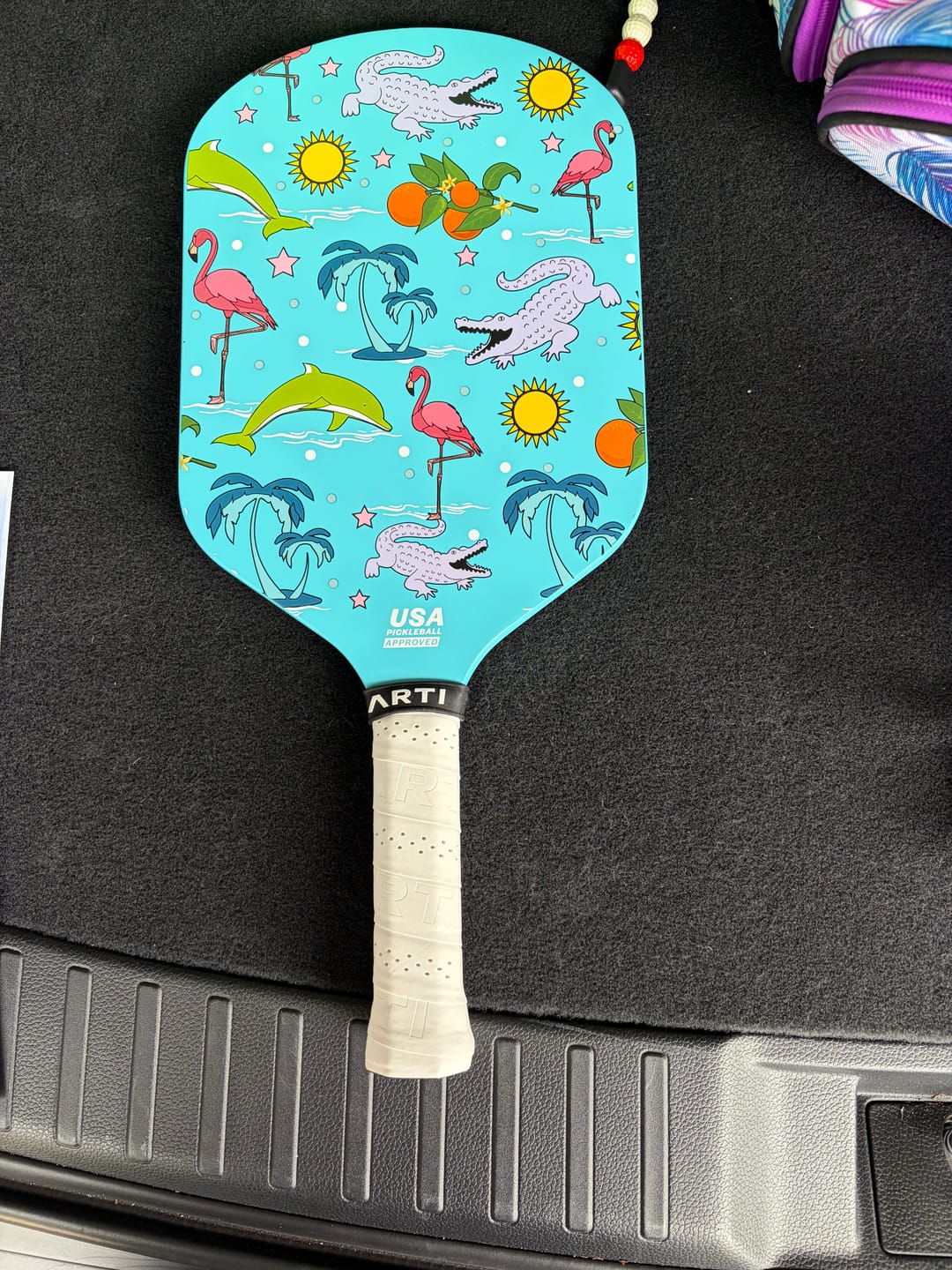 Customer photo review of ARTI 16mm T700 Carbon Fiber "FLORIDA" Pickleball Paddle - USA Pickleball Approved