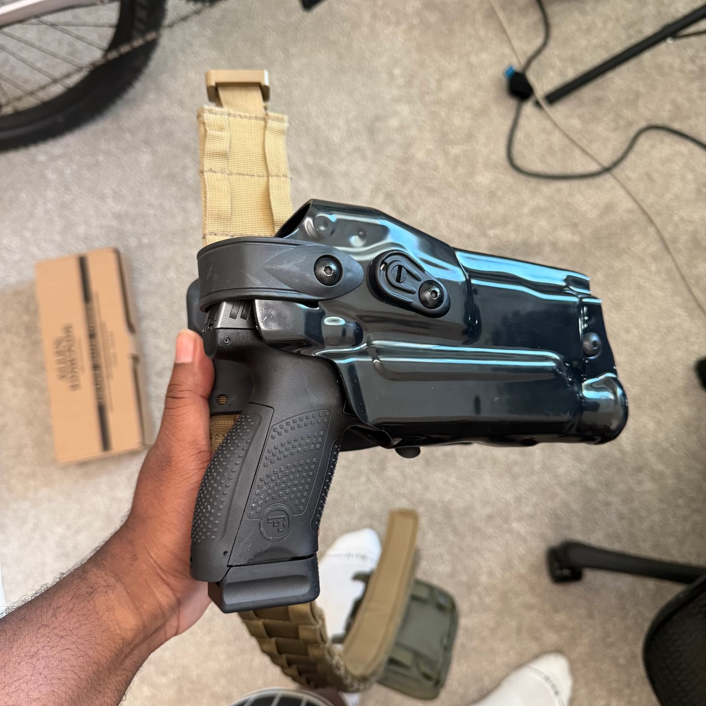 Customer photo review of Safariland 6360RDSO Level 3 Retention Duty Holster - Sig Sauer (Right Hand)