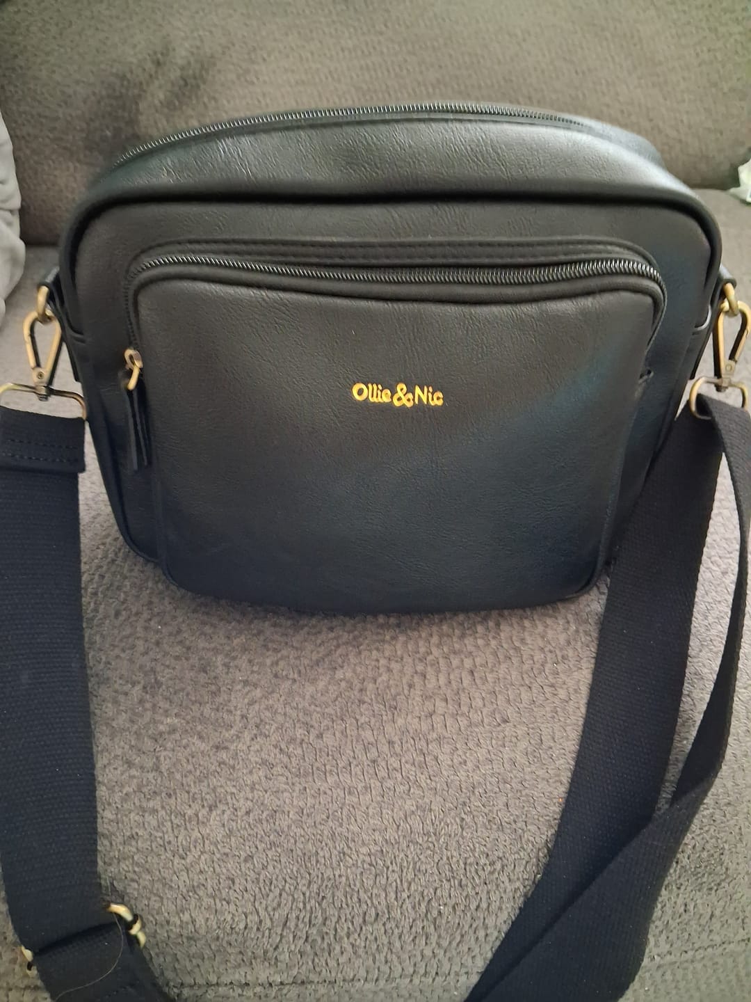 Customer photo review of Bertie Maxi Crossbody - Black