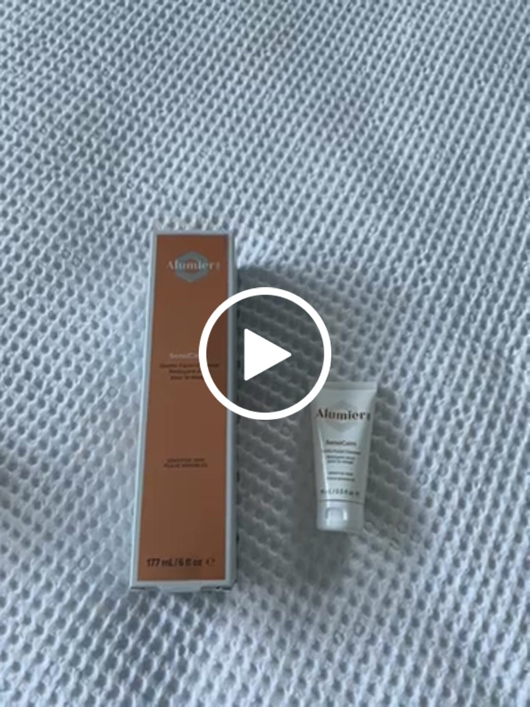 Customer video review of Alumier SensiCalm Cleanser (177ml)