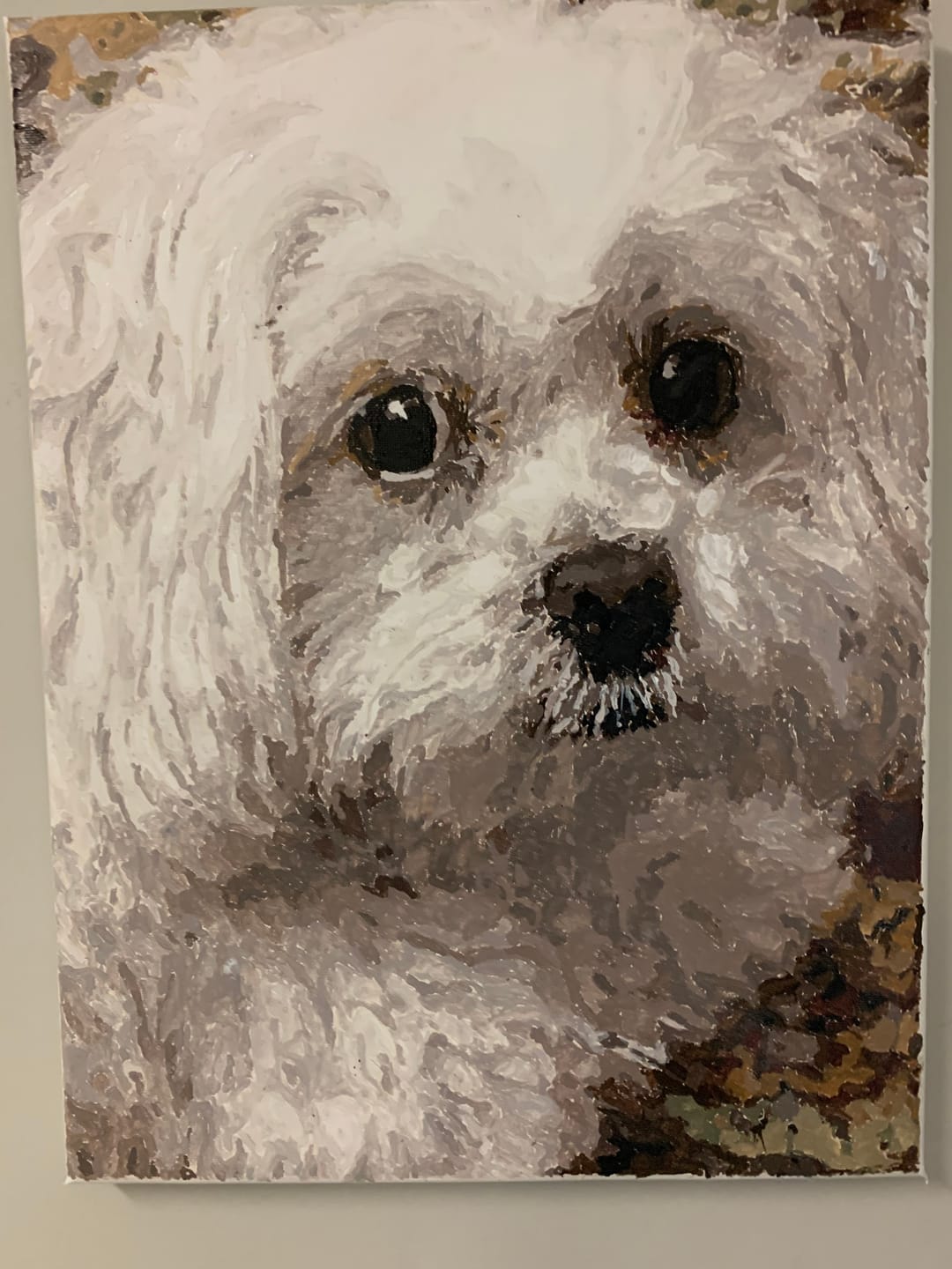 Customer photo review of Custom Paint By Numbers Kit
