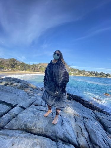 Customer photo review of Abrigo Oversize - Dolly Marengo Unisex