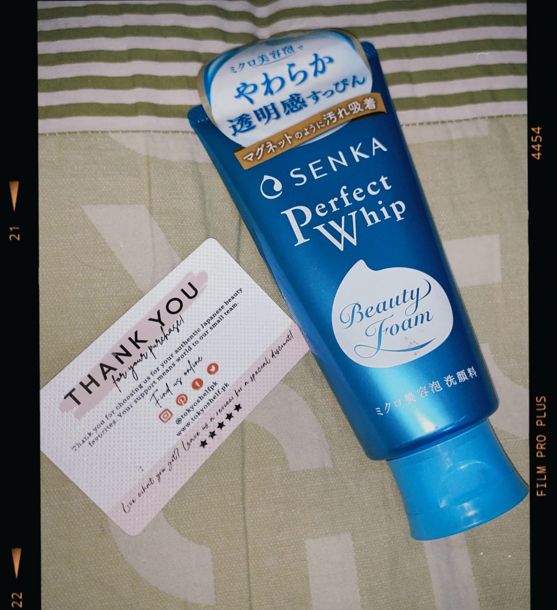 Customer photo review of Senka Perfect Whip 120g – Rich Foam Facial Cleanser