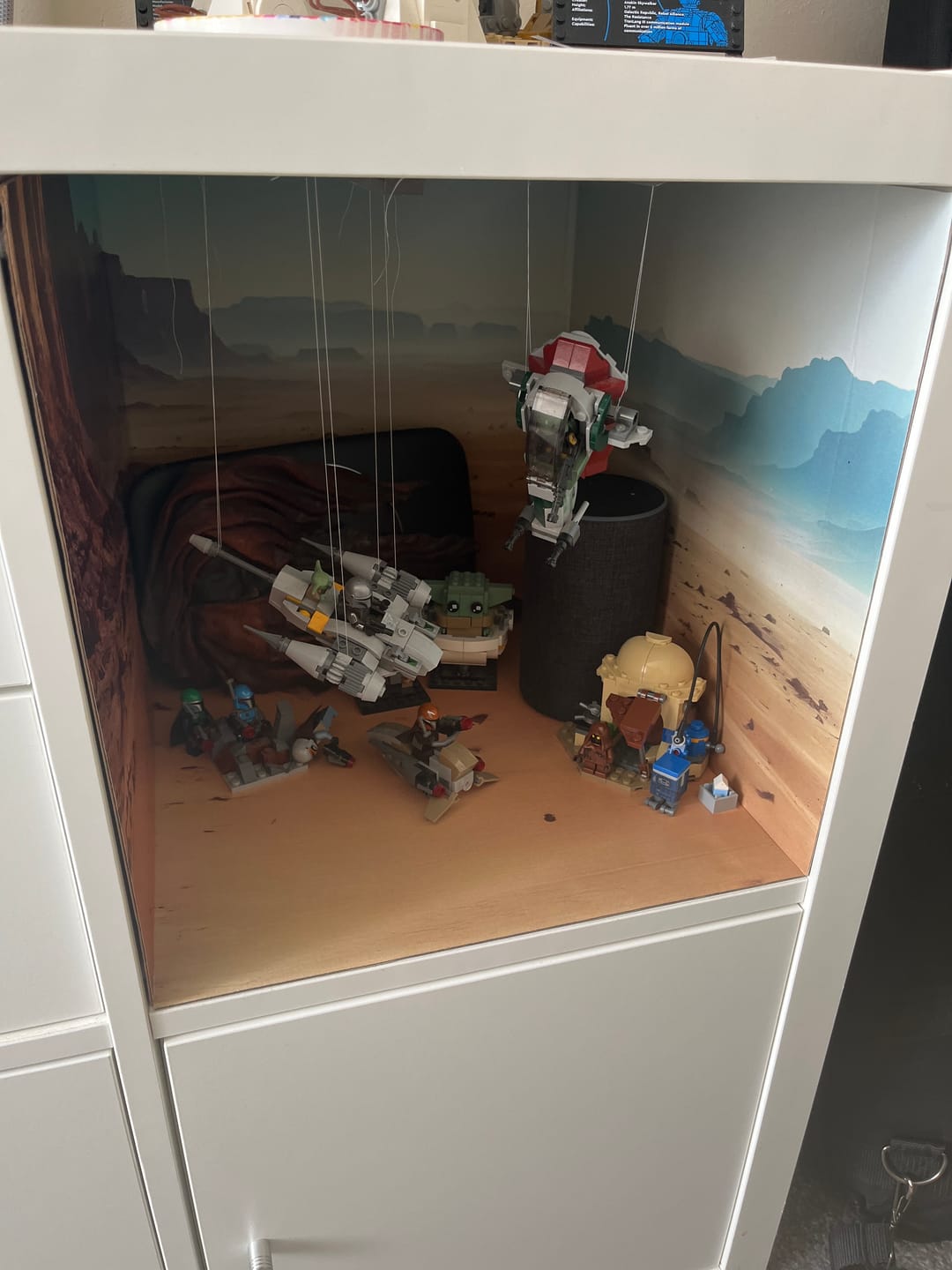 Customer photo review of Dune Sea Desert & Sanctuary Moon Forest Sides - for Ikea® Kallax