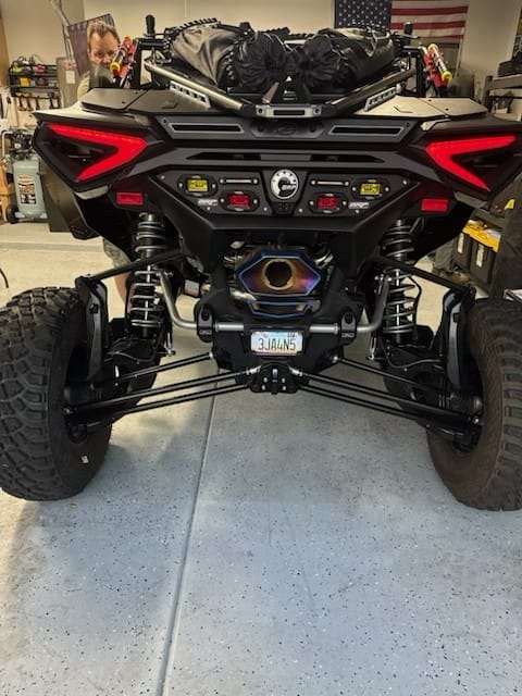 Customer photo review of RPM Can-Am Maverick R 3" E-Valve Mid Pipe / Electronic Dump Valve