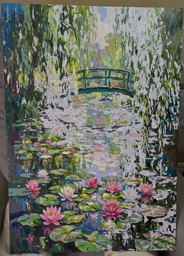 Customer photo review of Monet Waterlilies Homage (80 Colors)