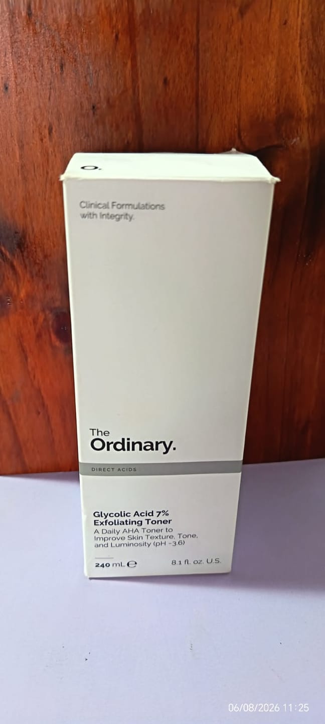 Customer photo review of Glycolic Acid 7% Exfoliating Toning Solution