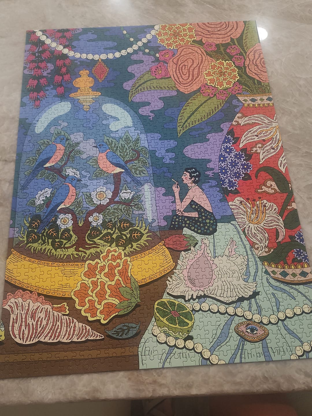 Customer photo review of Sunday Morning | 1000 Piece Puzzle