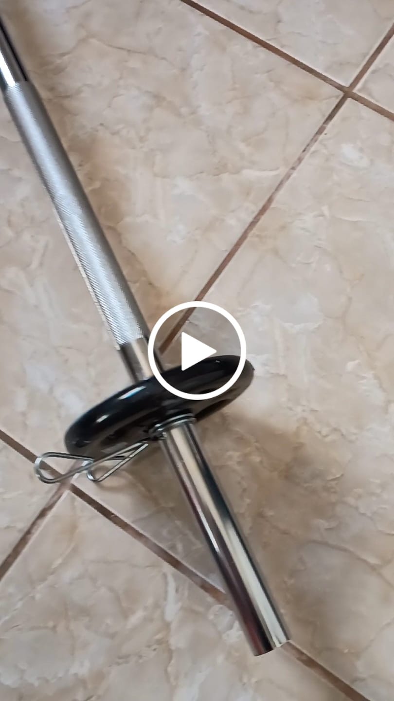 Customer video review of Barra Reta Maciça Cromada 28,57mm