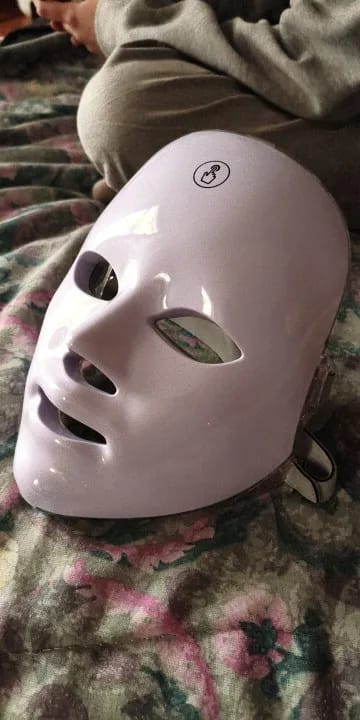 Customer photo review of Máscara facial LED