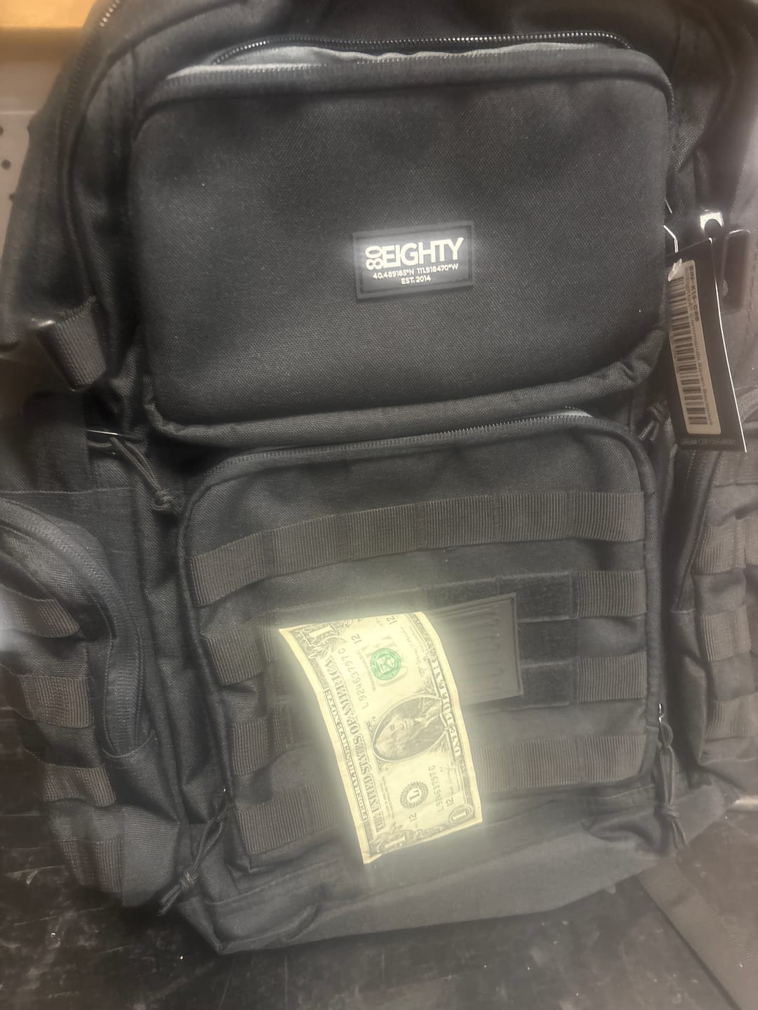 Customer photo review of 80Eighty® Commando Raven Backpack