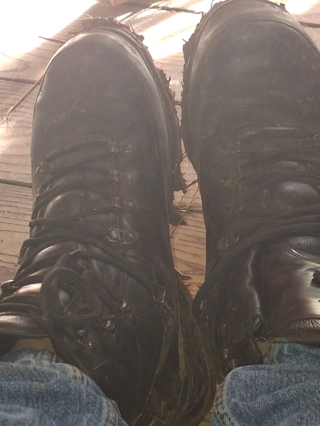 Customer photo review of Scarponi Esercito Tedesco Rigenerati Meindl / Haix U132 in Vera Pelle Gore-Tex
