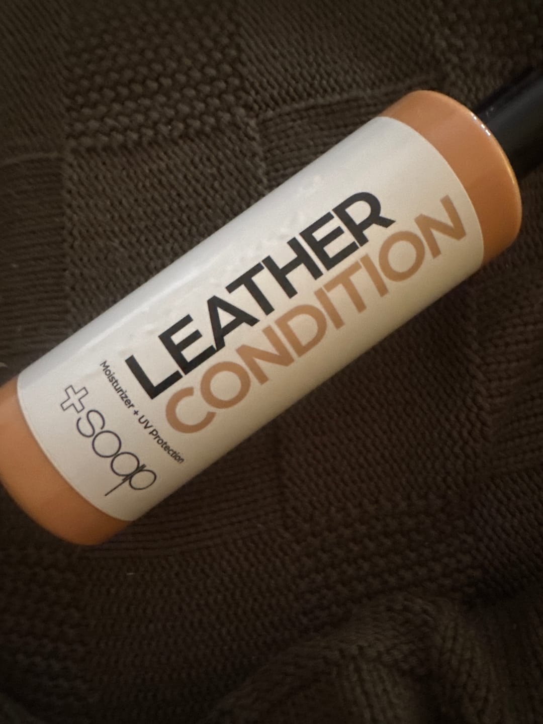 Customer photo review of +Soap Leather Conditioner
