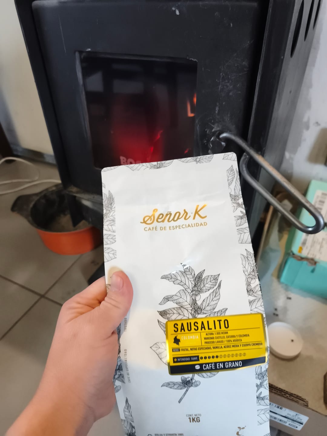 Customer photo review of Colombia | Finca Sausalito Bolsa 1 KG | GRANO ENTERO