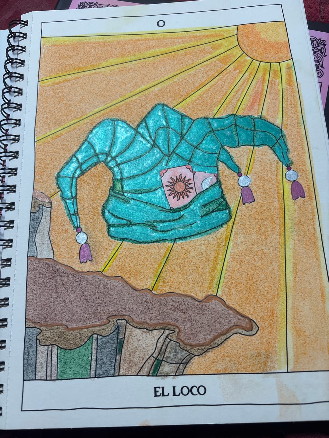 Customer photo review of Tarot Tomo I nueva edición  – Libro para colorear de Arcanos Mayores