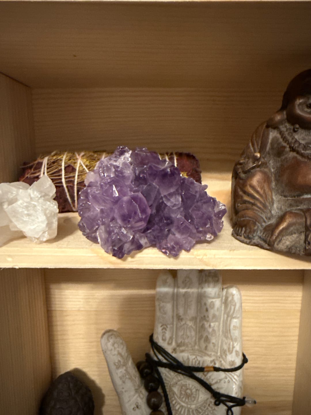 Customer photo review of Amethyst Crystal Cluster