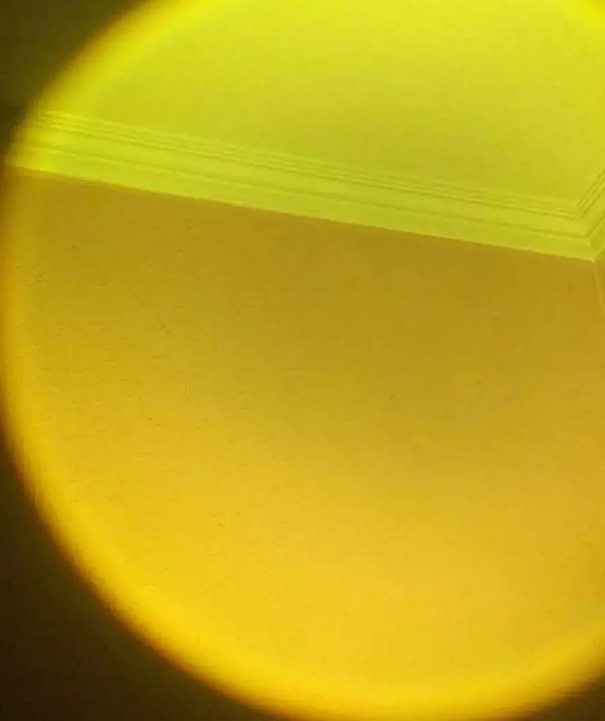 Customer photo review of RGB 16 Color Sunset Lamp