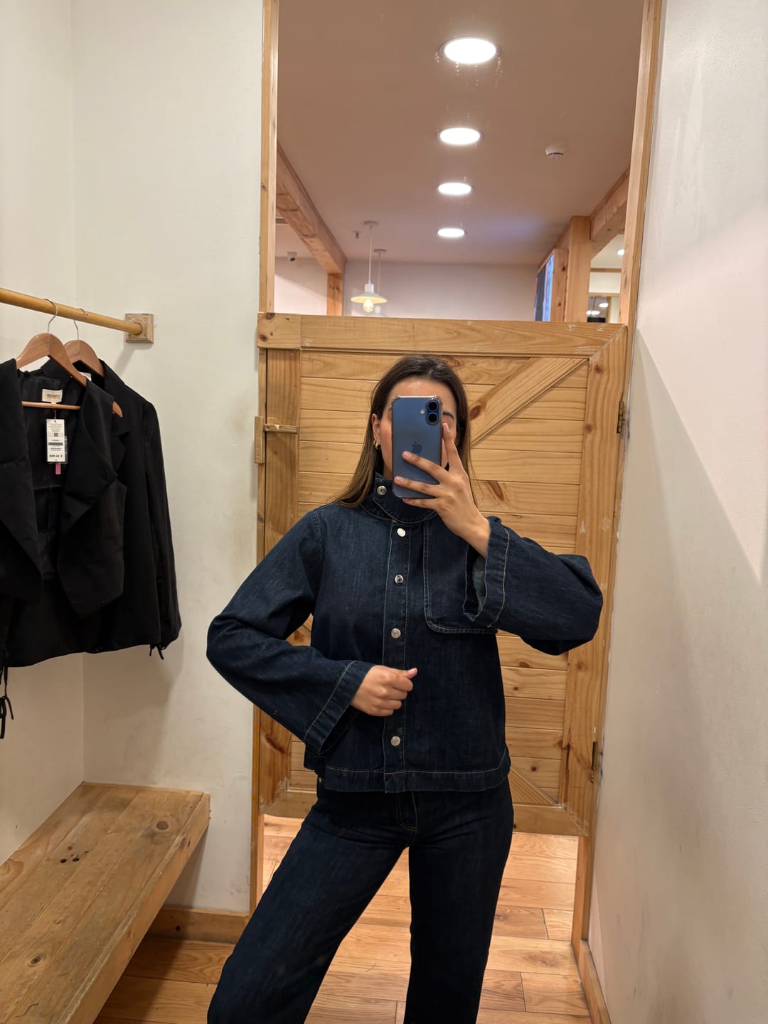 Customer photo review of Sobrecamisa Capa Denim Indigo