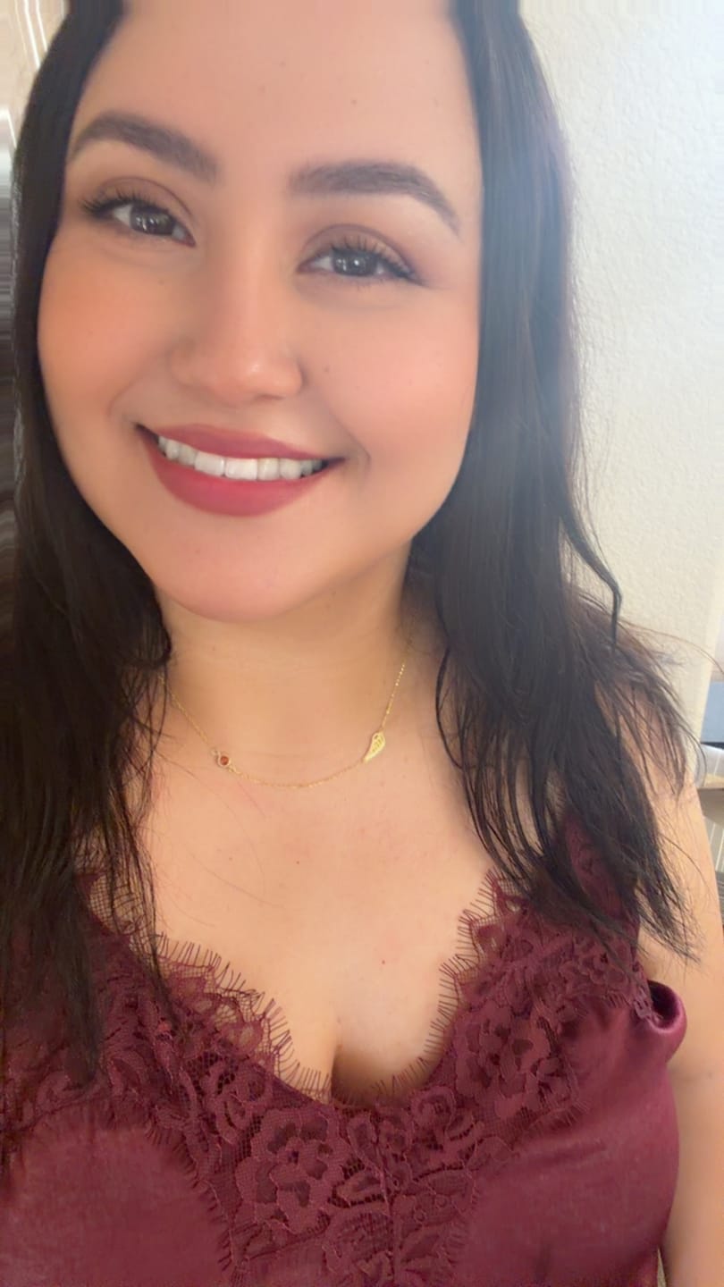 Customer photo review of Angel Wing Memorial Necklace