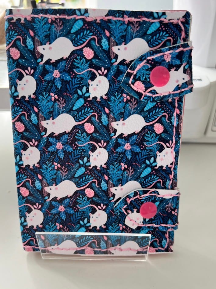 Customer photo review of Custom Printed Faux Leather | Print Your Own Designs