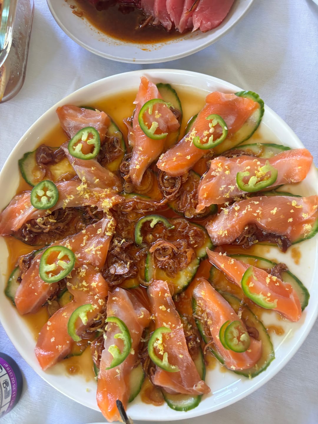 Customer photo review of Wild Bluefin Tuna Akami Saku Block - Sushi-Grade Lean Bluefin
