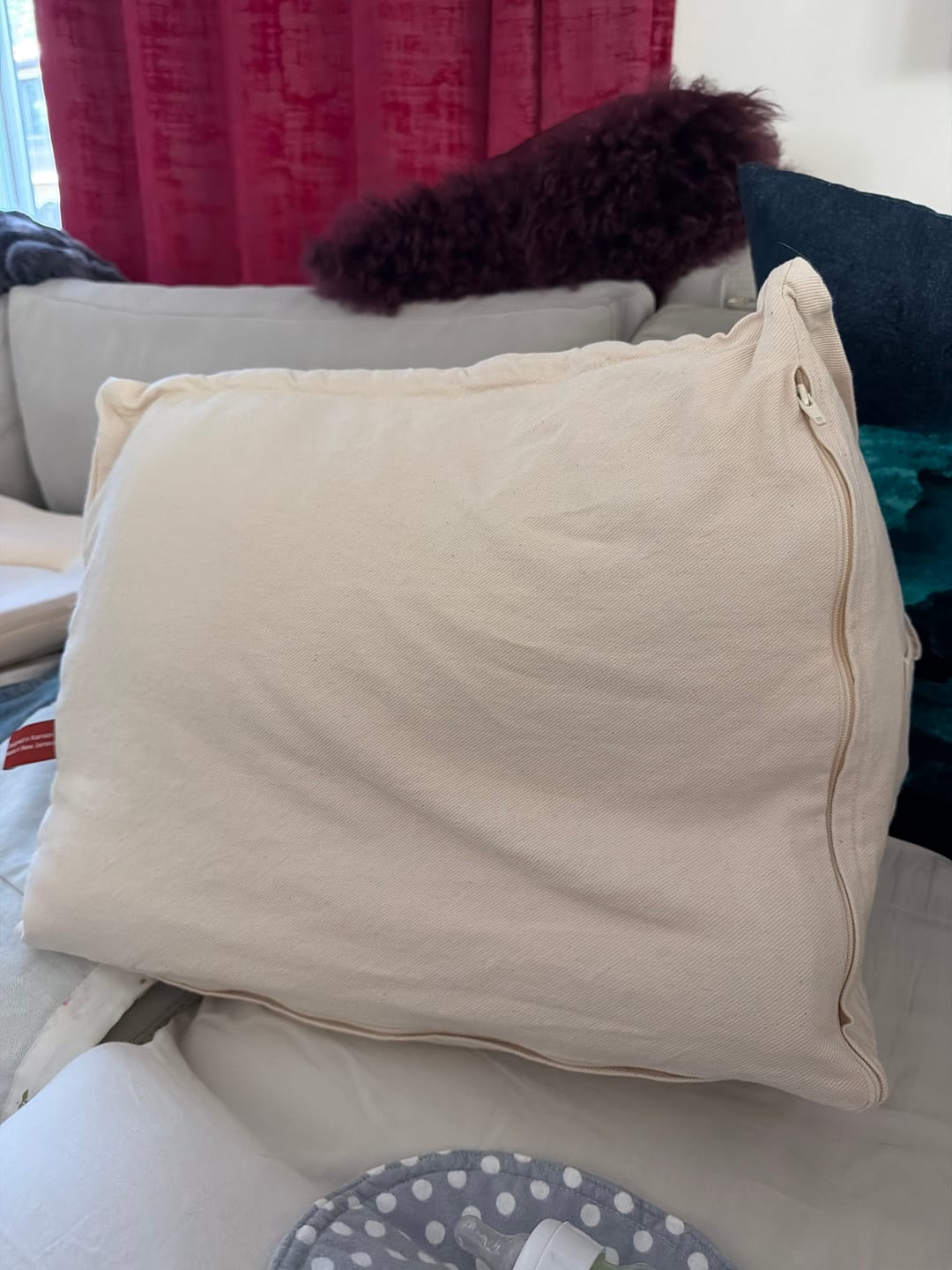 Customer photo review of Premium Pillow Cover | Natural