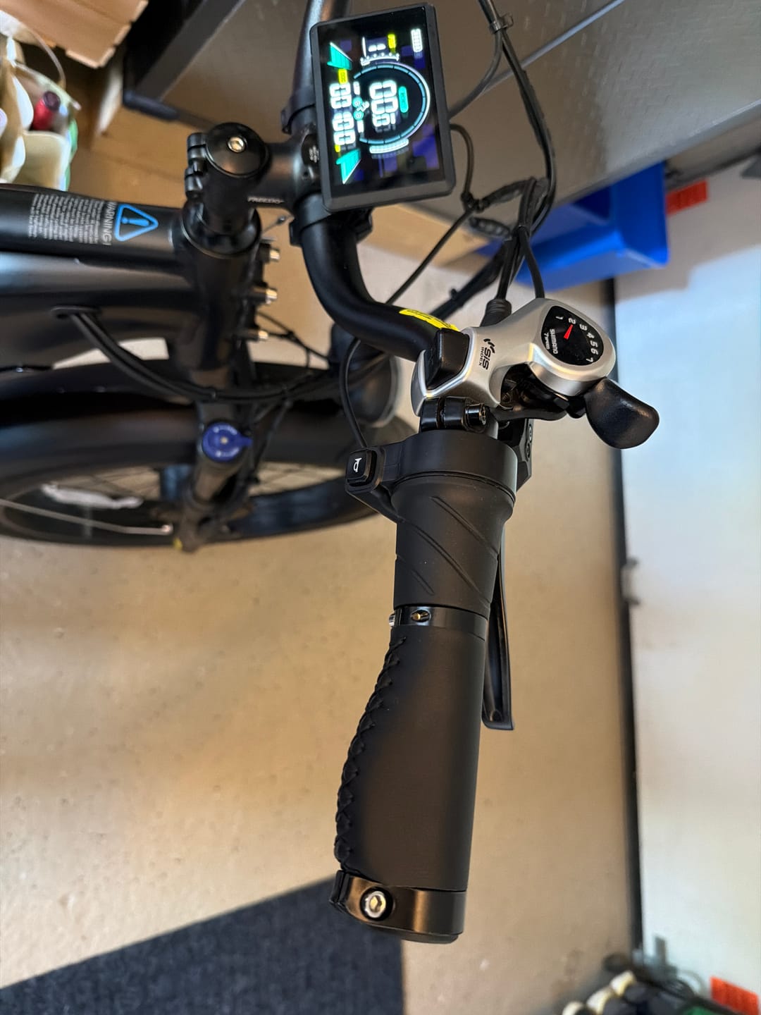 Customer photo review of Twist Throttle with Grips (Right-Hand Only)