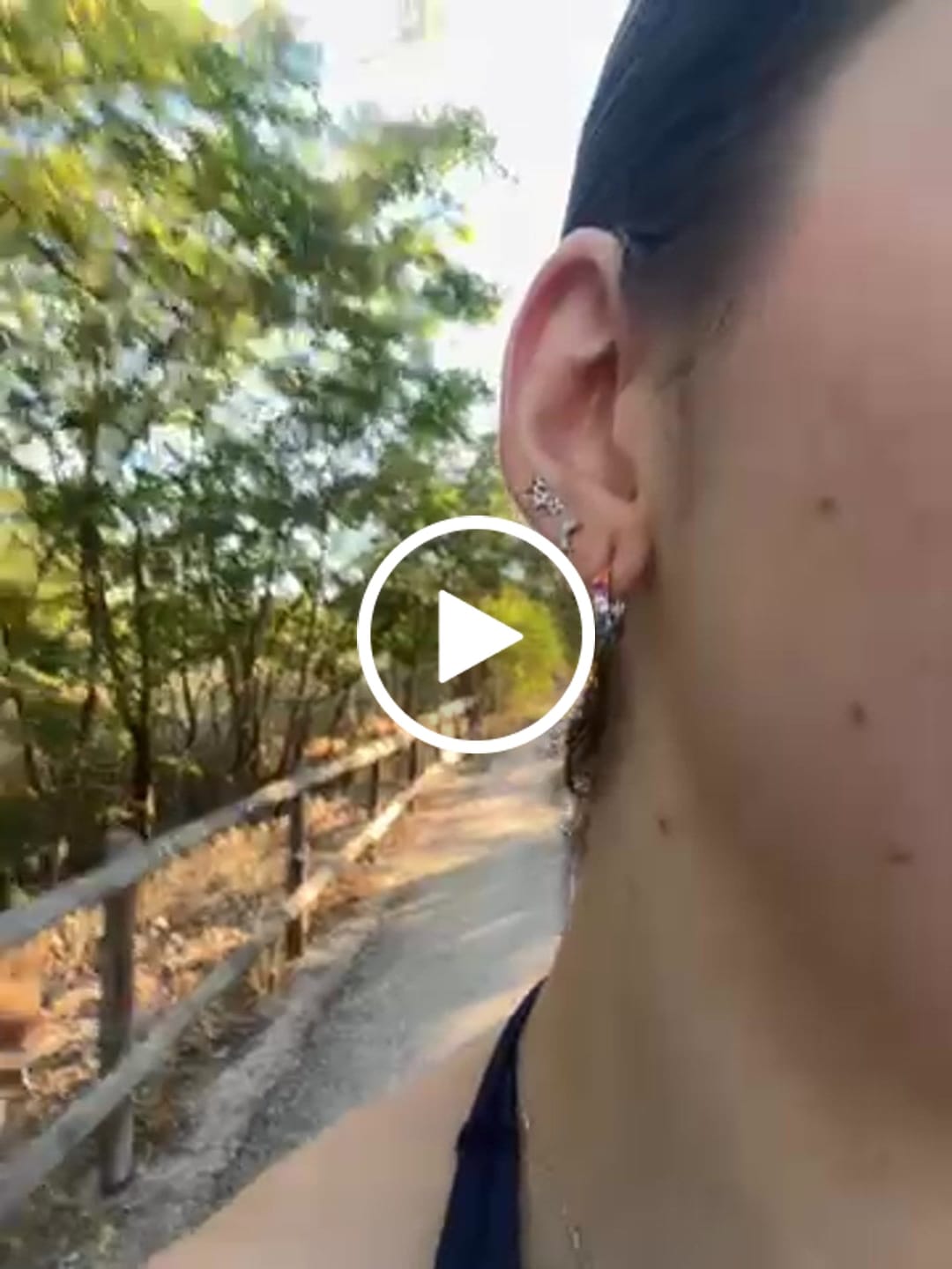 Customer video review of Pendientes Aros Cromáticos