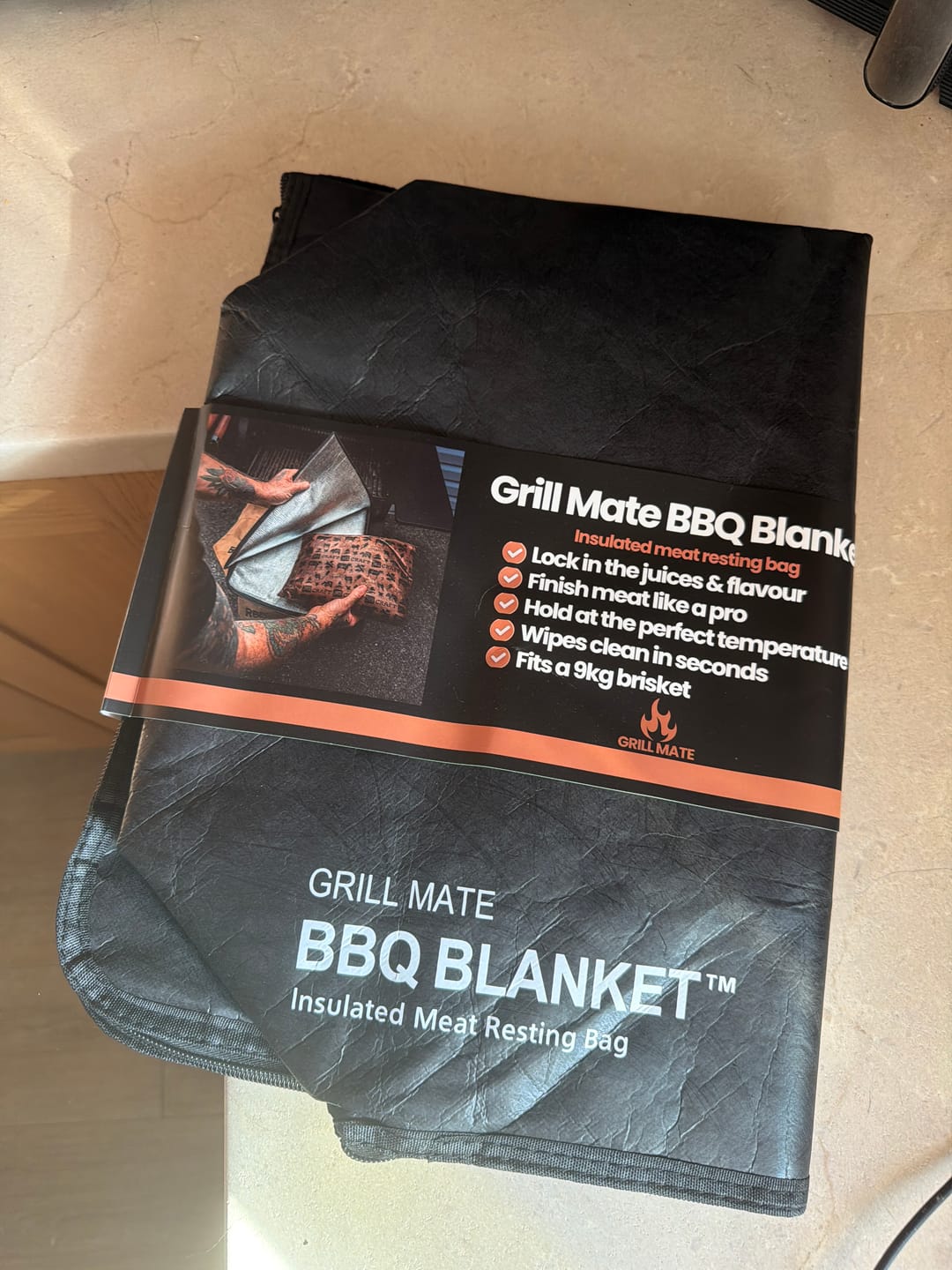 Customer photo review of GRILL MATE BBQ BLANKET