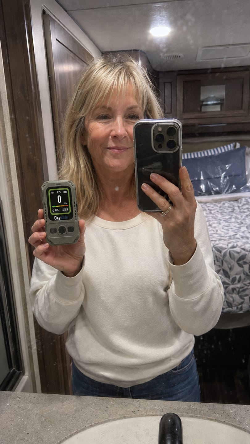 Customer photo review of OxySafe™ OffGrid RV & Motorhome CO Detector