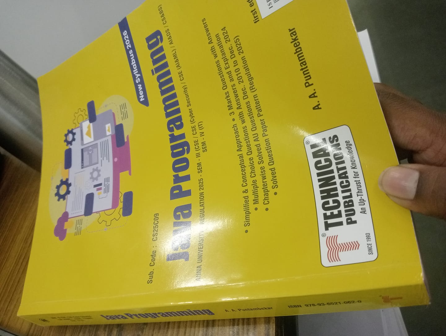Customer photo review of Java Programming  for BE Anna University R25 CBCS (III - AI&DS/CS&BS/CSE(Cyber Security)/CSE(AI&ML) - CSE - CS25C09)