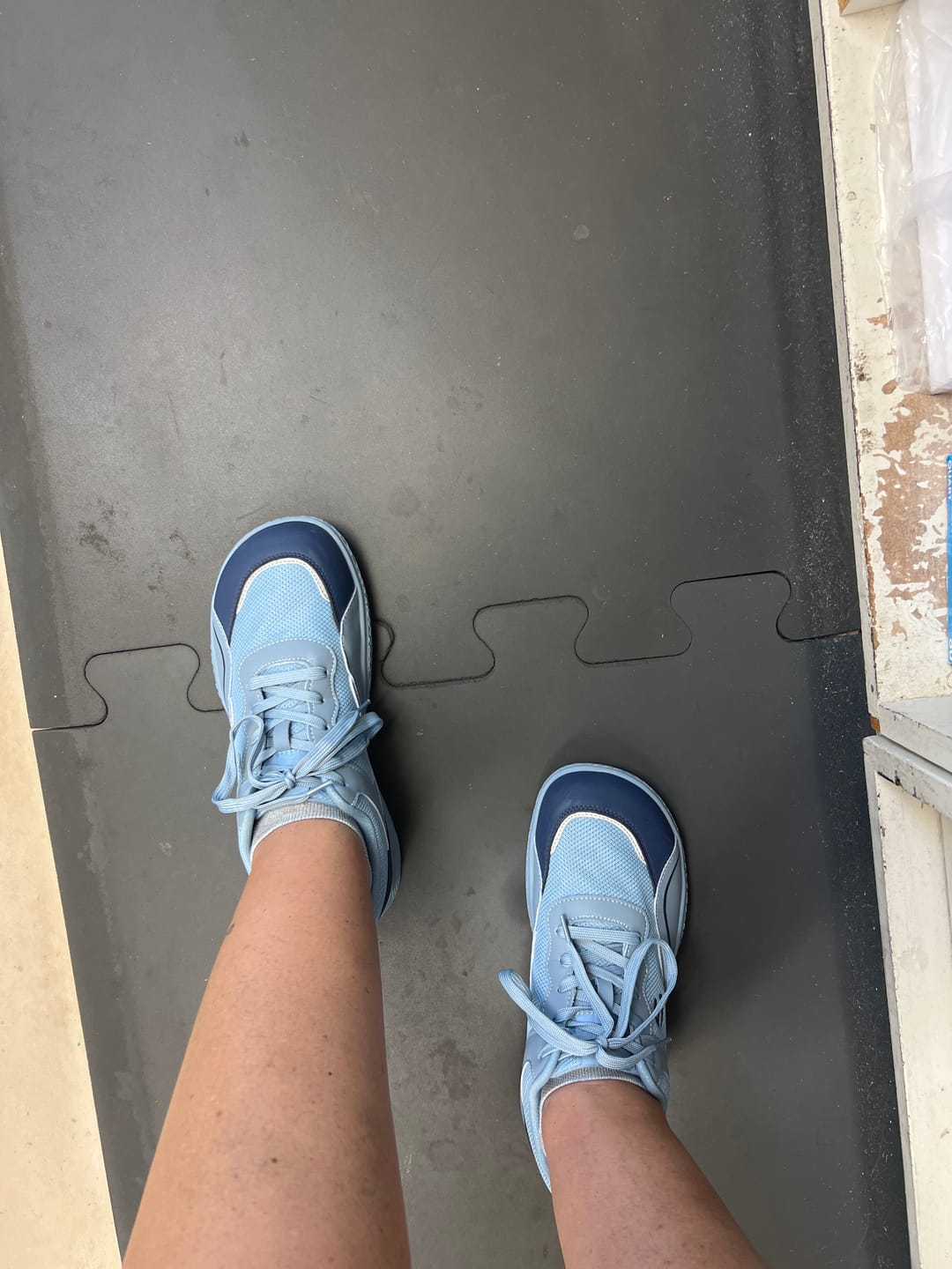 Customer photo review of Vale - Wide Toe Sneakers