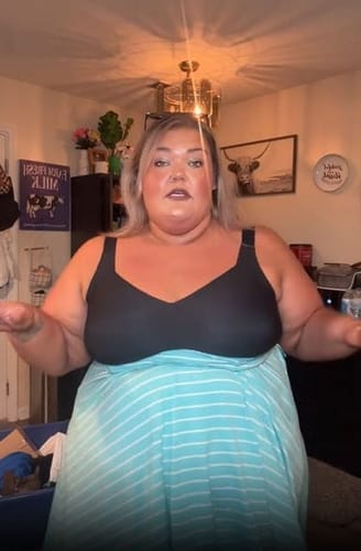 Customer photo review of Comfortable Wireless Full Coverage Jelly Smoothing Bra