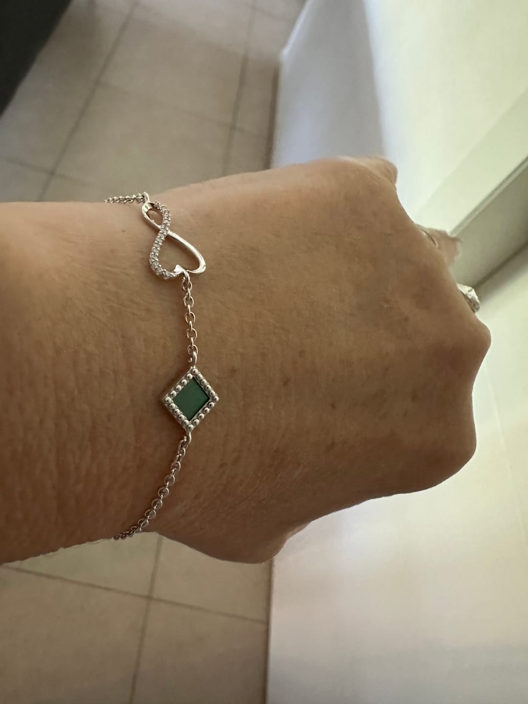 Customer photo review of Eternal Love Bracelet