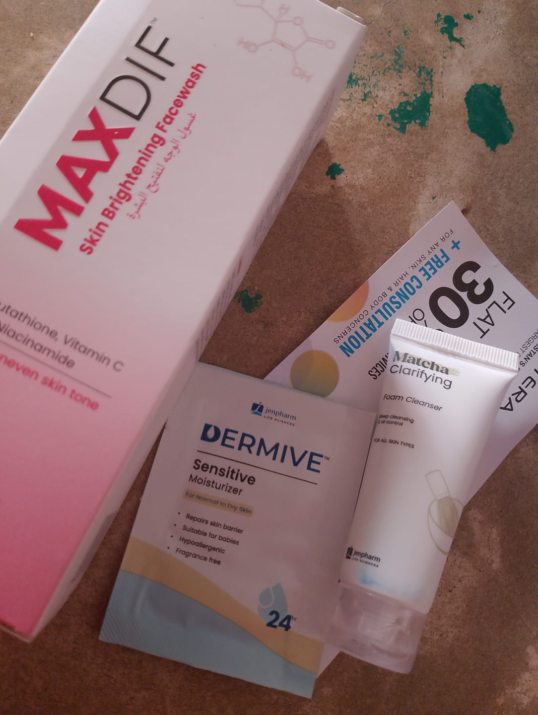Customer photo review of Maxdif Facewash