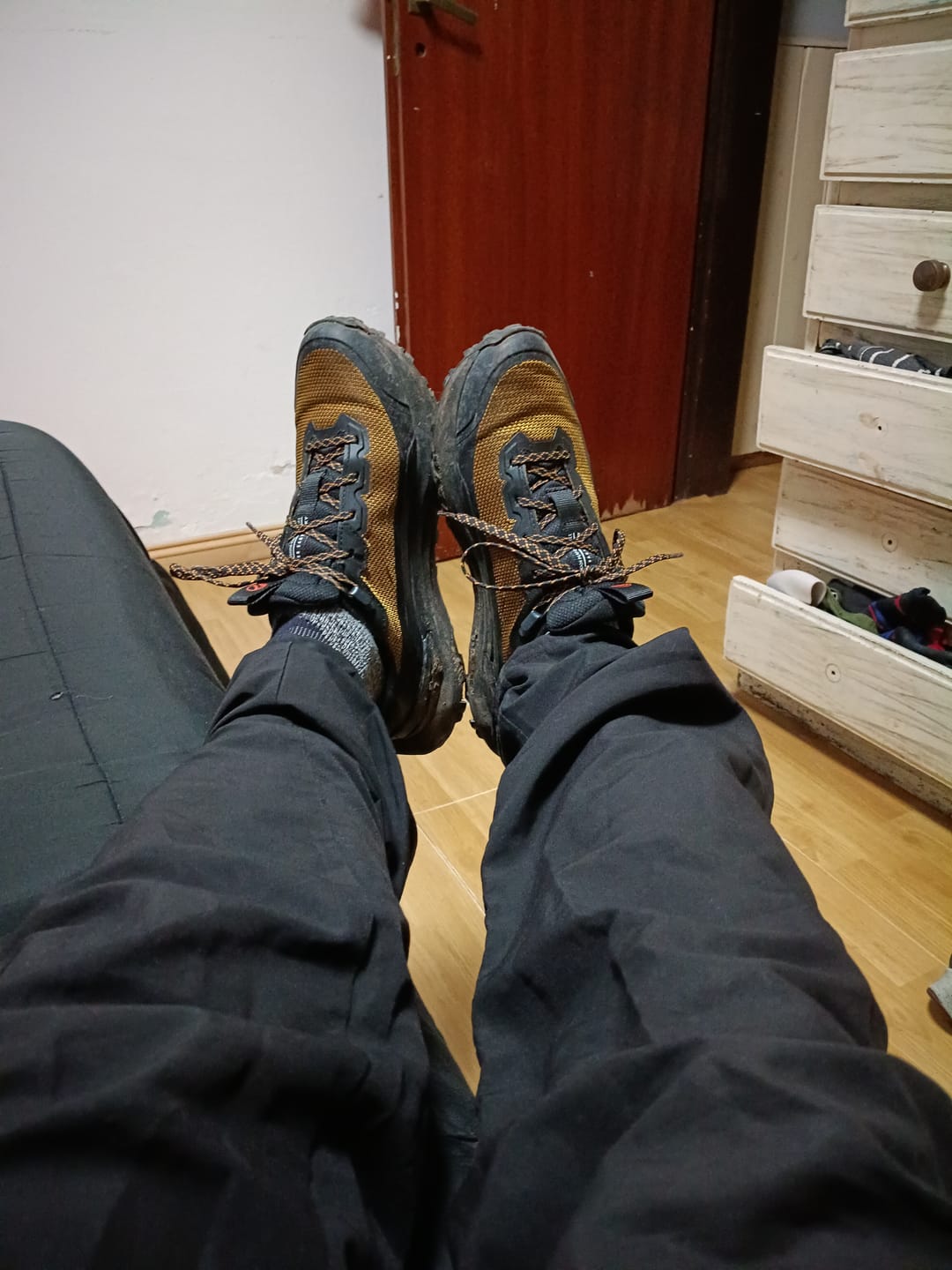 Customer photo review of Zapatillas Timberland Motion Access Low Lace Negro Dorado