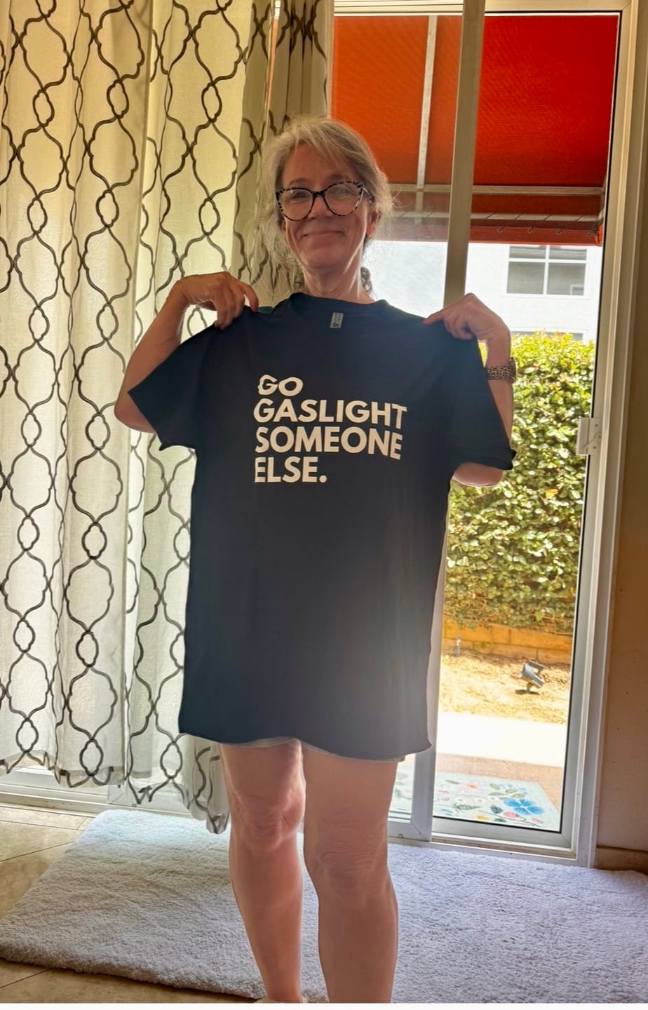 Customer photo review of Gaslight Unisex T-Shirt