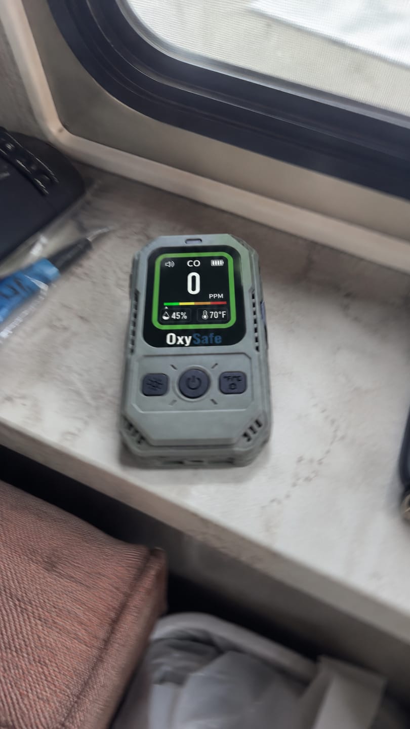 Customer photo review of OxySafe™ OffGrid RV & Motorhome CO Detector