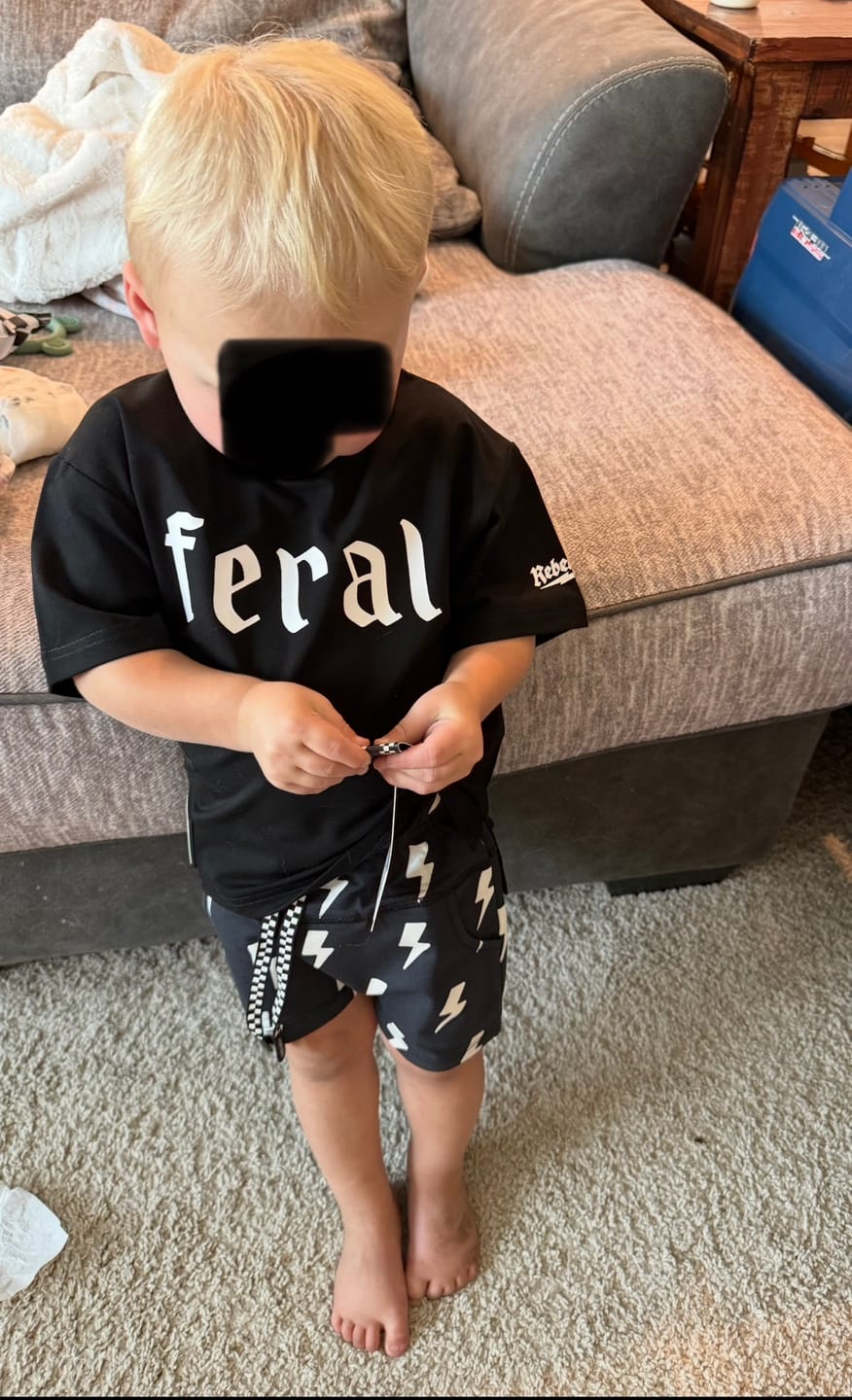Customer photo review of Short Sleeve Tee in Feral