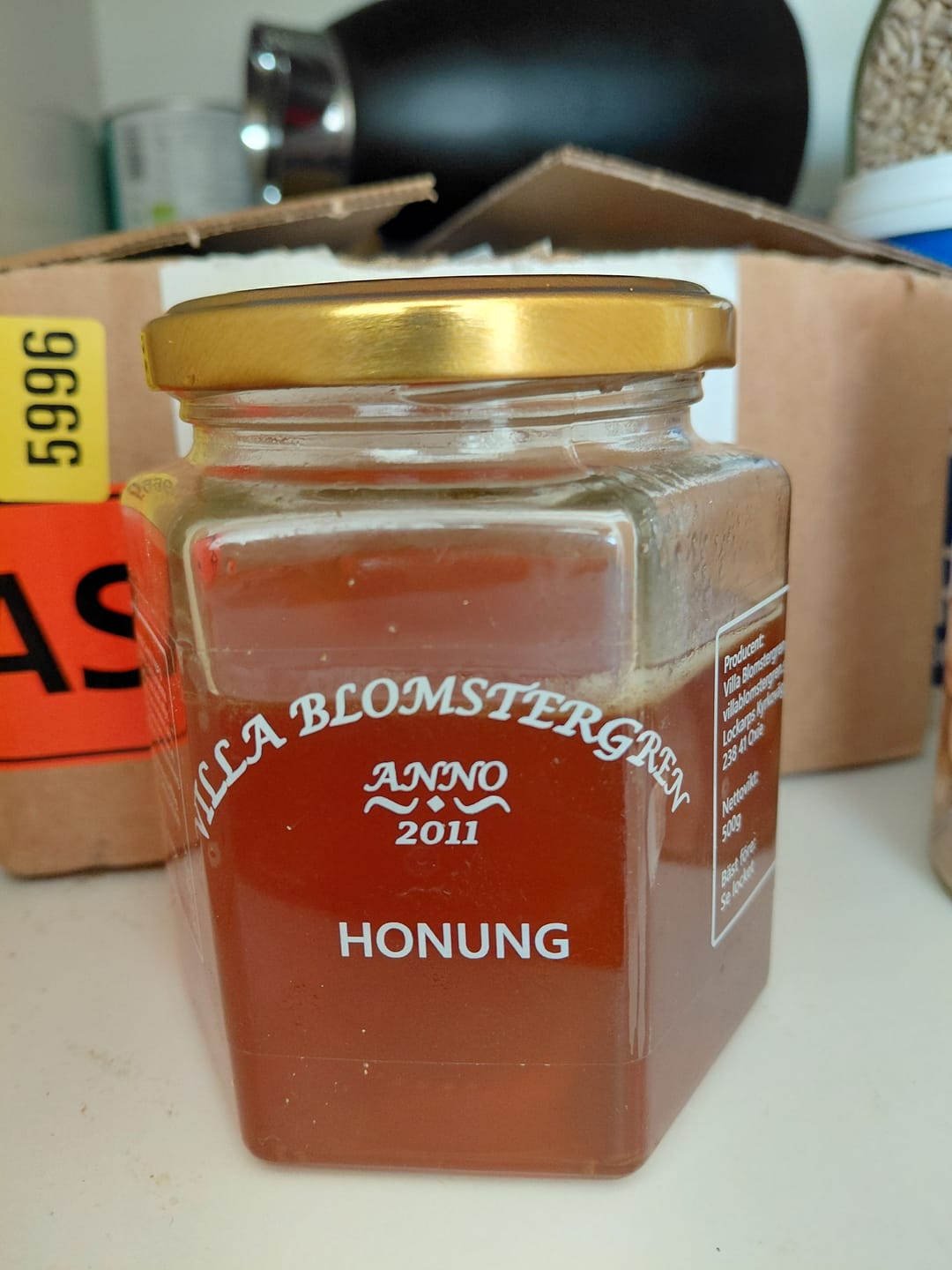 Customer photo review of Flytande honung 2 kg (4×500 g) – Svensk RAW honung