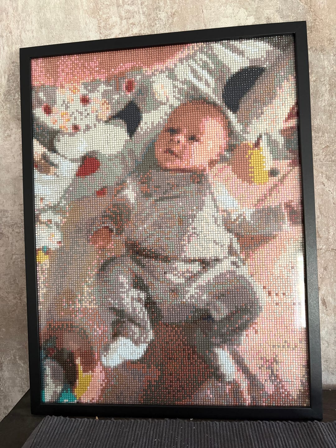 Customer photo review of Eget Foto Diamond Painting