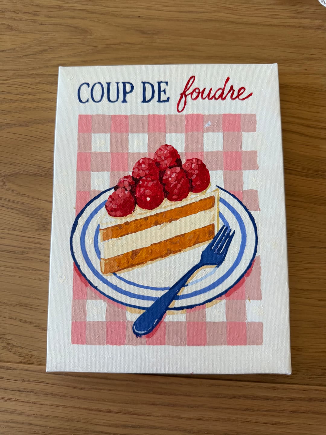 Customer photo review of 6 Mini Paintings - La Vie en Rose Set