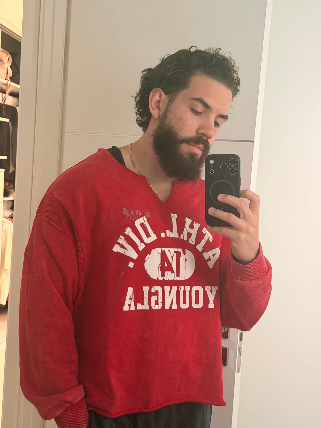 Customer photo review of 8098 - Golden Era Pump Cover Crewneck