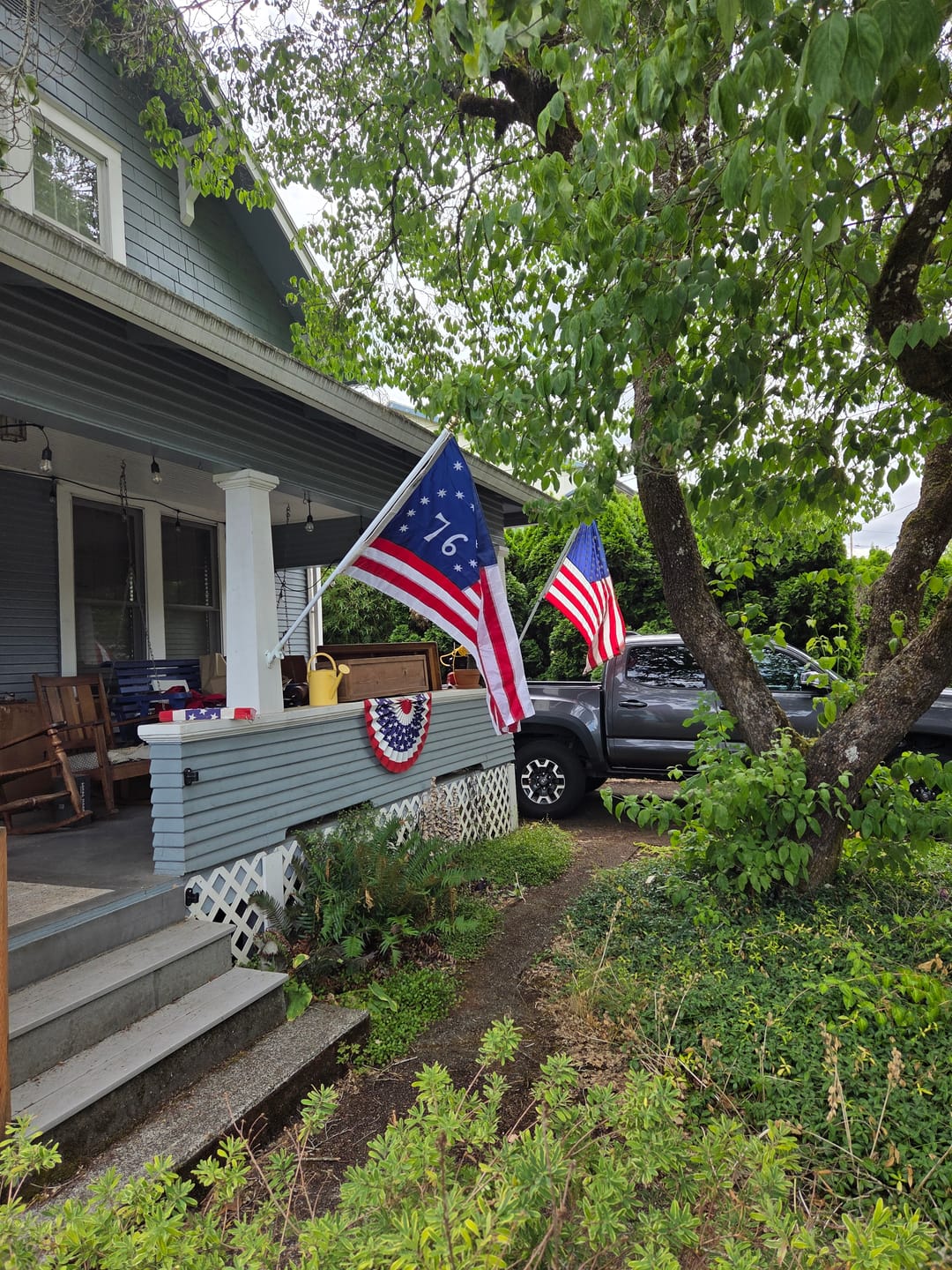 Customer photo review of 3' x 5' Bennington Flag