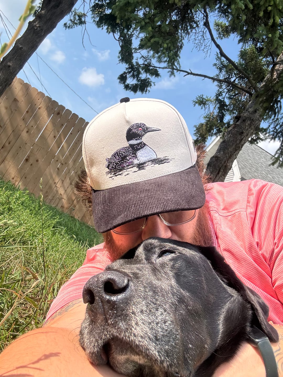 Customer photo review of Red Eye Corduroy Brim Hat