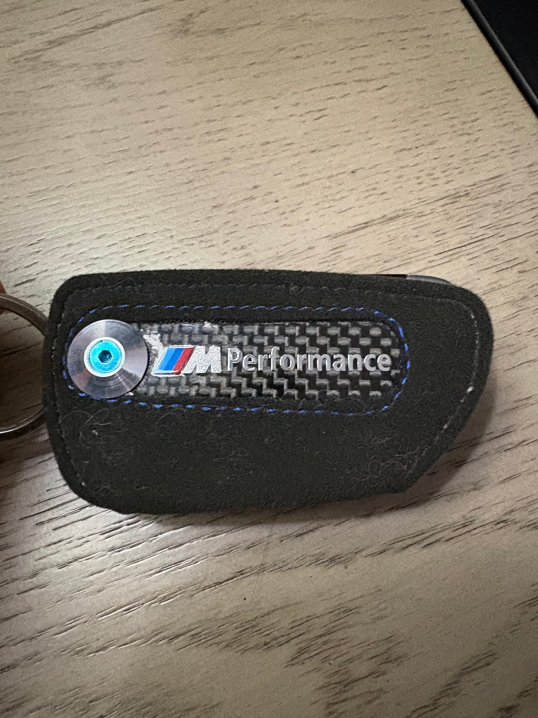 Customer photo review of BMW M PERFORMANCE KEY ALCANTARA COVER CASE